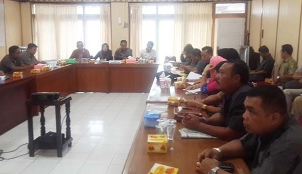 DPRD Kabupaten Bungo gelar pertemuan dengan KPU Provinsi Jambi membahas sharing anggaran Pilkada.