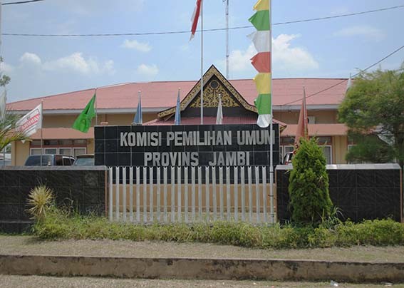 Kantor KPU Provinsi Jambi.
