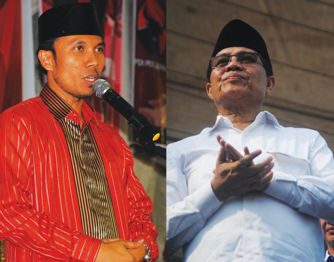 Cawagub Edi Purwanto dan Fachrori Umar nyatakan siap hadapi debat.