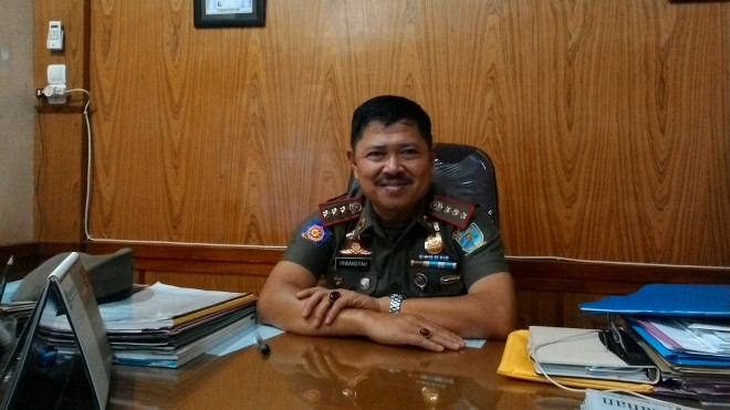 Kasat Pol PP Kota Jambi, Irwansyah.