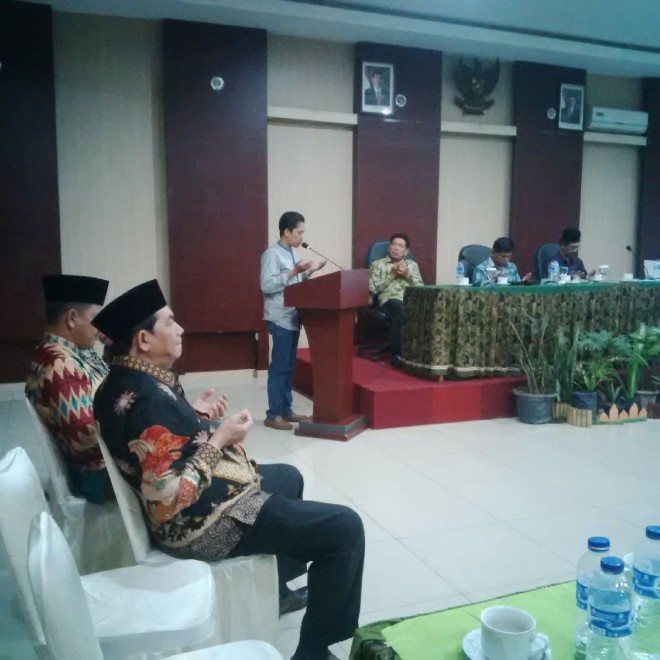 Suasana berlangsungnya kegiatan Muswil Ikatan Keluarga Alumni Pergerakan Mahasiswa Islam Indonesia (IKA-PMII) Jambi.