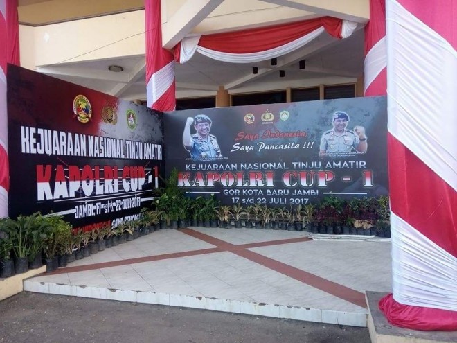 Tinju Amatir Kapolri Cup 2017 di Jambi