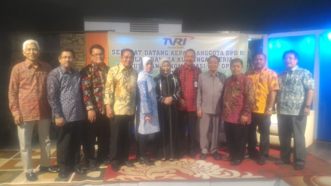 Tim BAP DPD RI mendatangi TVRI Jambi 