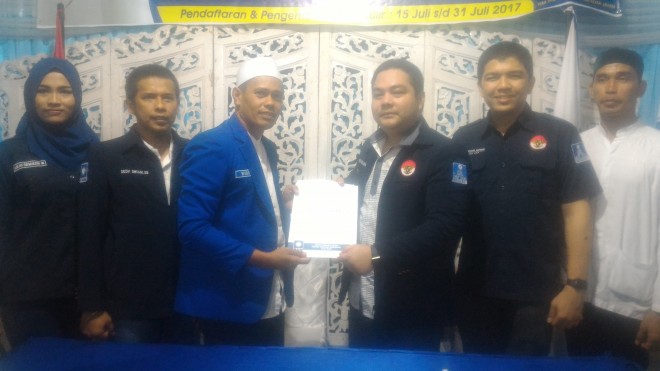 Ketua Barisan Muda PAN Provinsi Jambi ambil formulir Cakada di DPD PAN