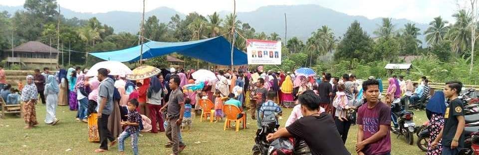 Suasana Pilkades di Desa Padang jering, Kecamatan Batang Asai, kabupaten Sarolangun pada Kamis (2/8)