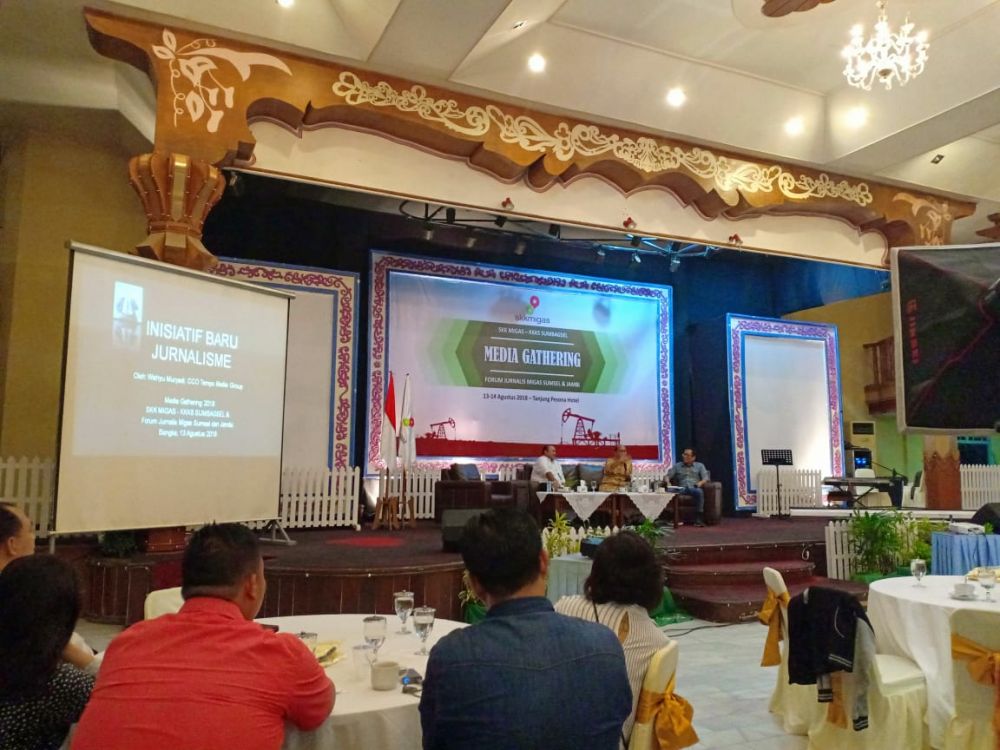 Media Gathering SKK Migas dan KKKS Sumbangsel bersama Forum Jurnalis Migas (FJM)  Sumsel dan Jambi di Tanjung Pesona Hotel,  Bangka. 