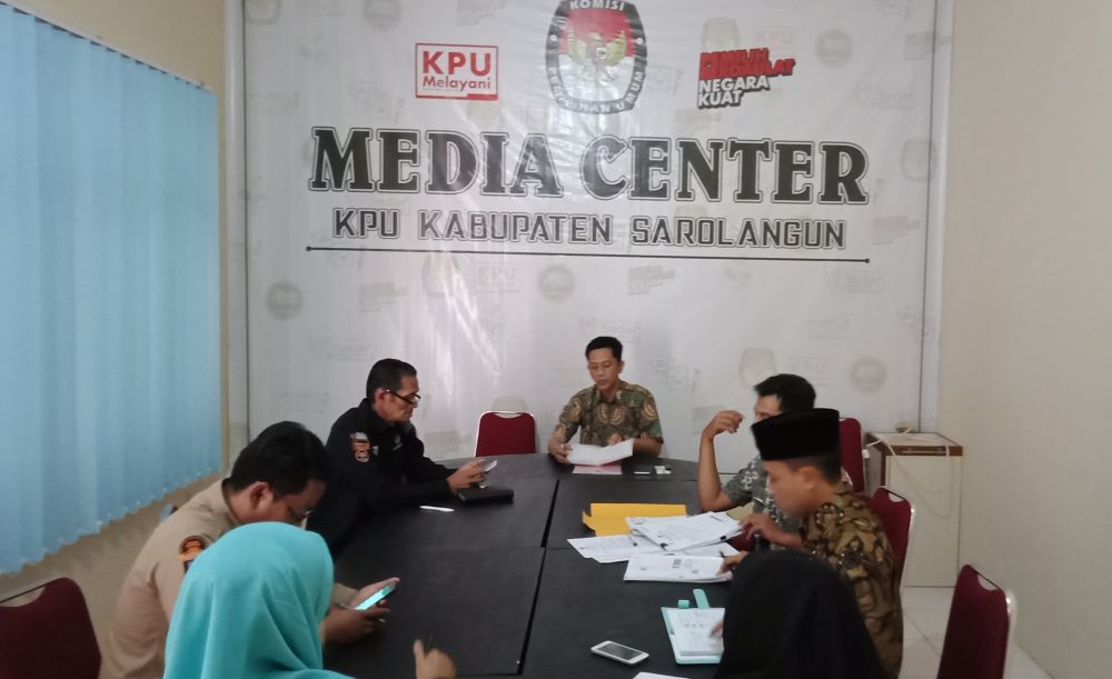 KPU Sarolangun gelar rapat pleno penetapan DCT anggota DPRD Kabupaten Sarolangun pada Pemilu 2019