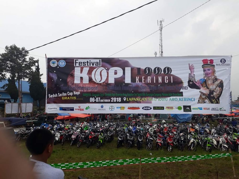 Acara Festival Kopi Kerinci di Kayu Aro yang dirangkum dalam perhelatan Festival kerinci 2018
