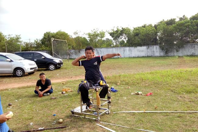 Salah Satu Atlet Disabilitas