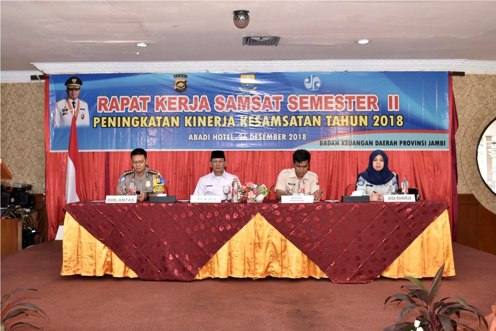 Rapat Kerja Samsat Semester II tahun 2018
