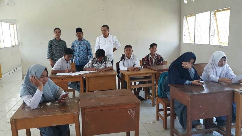 Anggota DPRD Provinsi Jambi, Epi Suryadi saat Kunker ke SMKN 3 Kabupaten Sarolangun