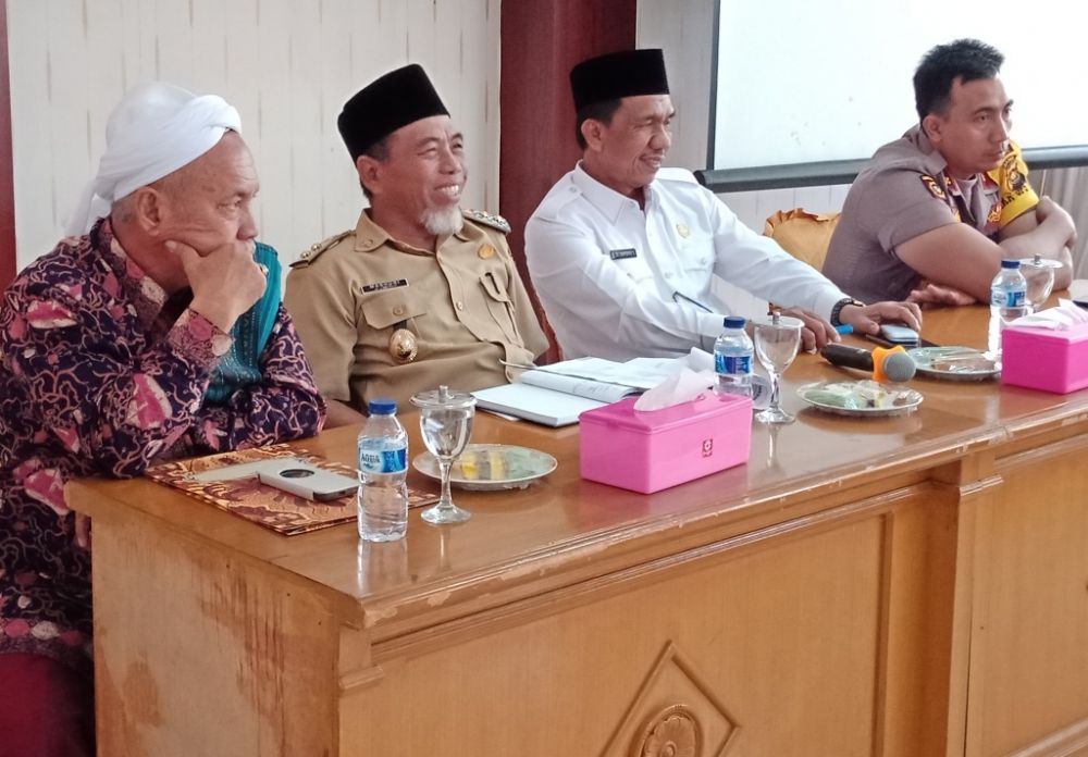 Wabup Merangin H Mashuri Bersama Tim Evaluasi Kinerja Tim MTQ Kabupaten Merangin