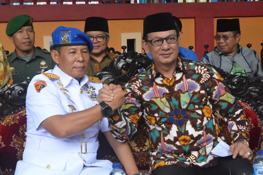 Sekda Provinsi Jambi, Dianto ikut  menghadiri Syukuran dan Silahturahmi Laksamana Pertama TNI DR.H.Nazali Lempo,SH.,MH sebagai Komandan Pusat Polisi Militer Angkatan Laut