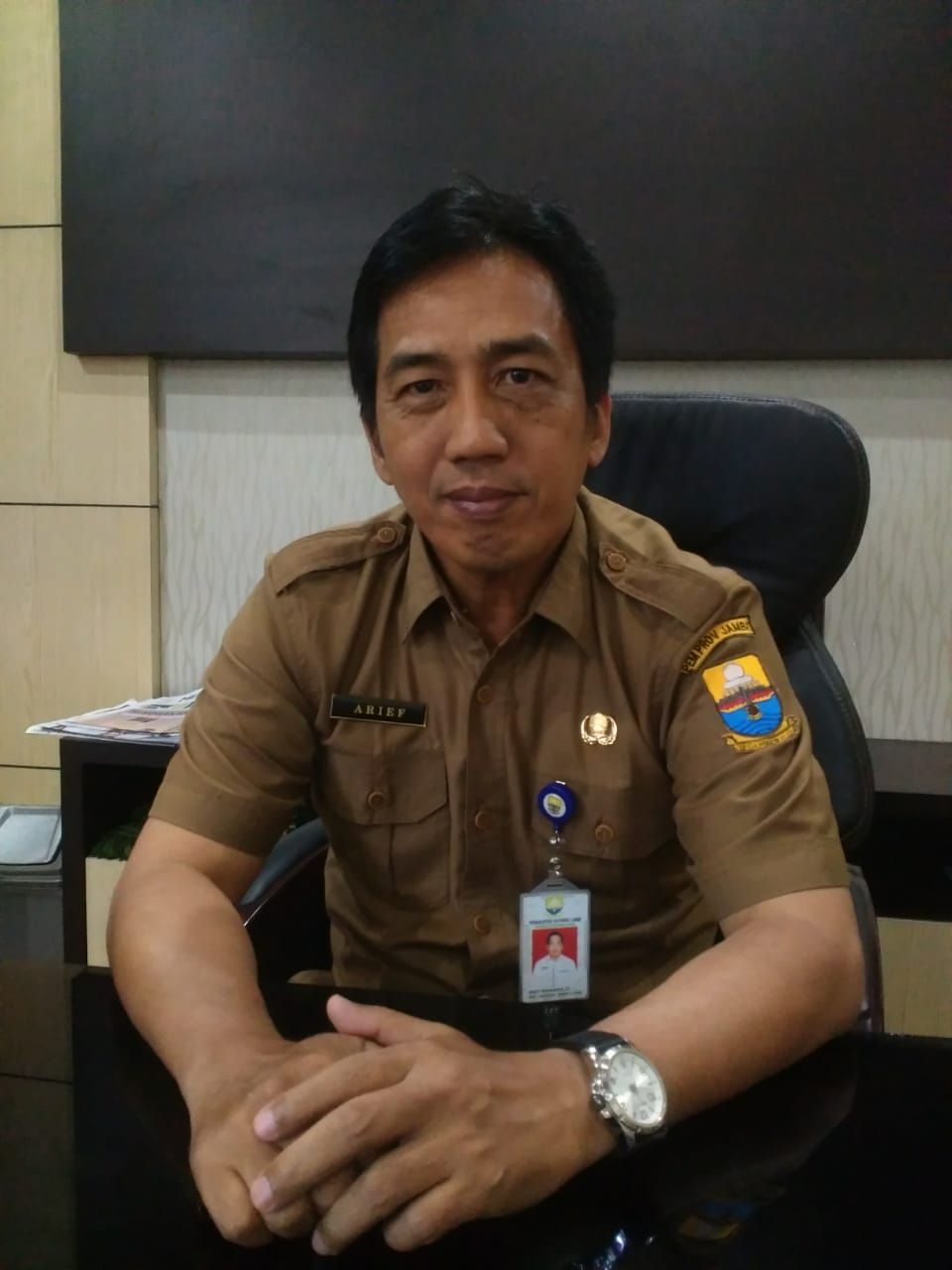 Kepala Dinas Sosial dan Kependudukan Catatan Sipil Provinsi Jambi Arif Munandar