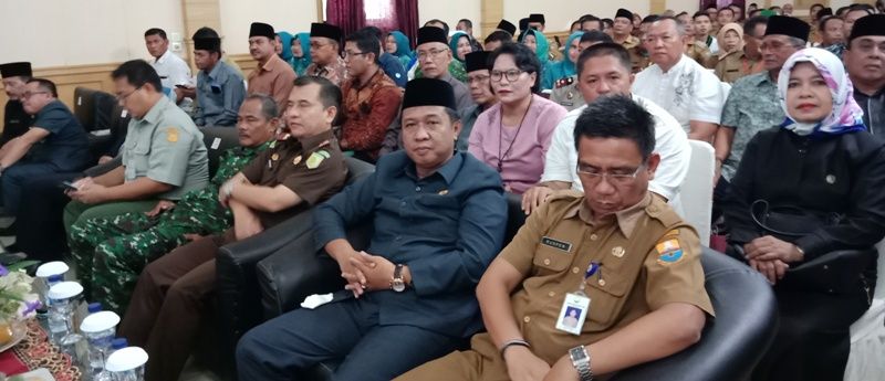 Waka DPRD Sarolangun, H Hapis Hasbiallah bersama anggota hadiri Musrenbang RKPD 2020, Senin (25/3), siang 
