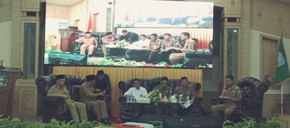 Diskusi dan sesi tanya jawab Musrenbang RKPD Kabupaten Sarolangun, Senin 25 Maret 2019
