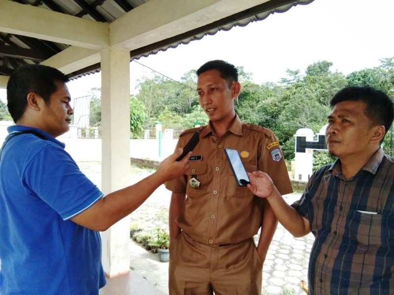 Kabag ULP Sarolangun, Arief Hamdani ST ketika diwawancarai.