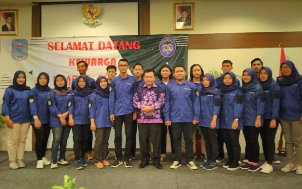 Bupati Merangin H Al Haris Bersama Para Pengurus HMPM - Yogyakarta yang Baru dikukuhkan
