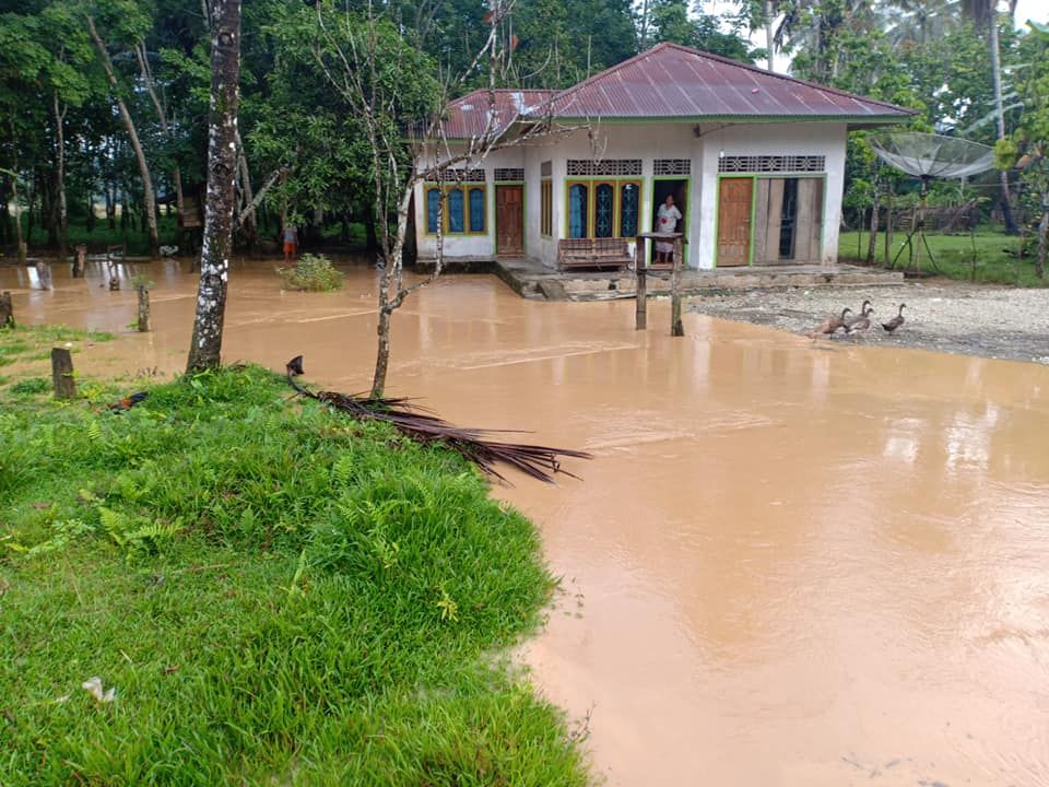 Desa Pulau Pandan dan Demang, Kecamatan Limun mulai dilanda Banjir  