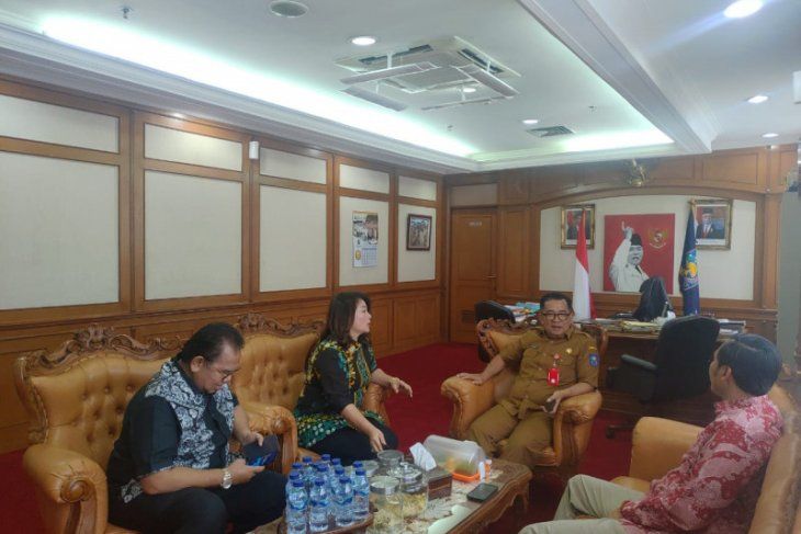 Pertemuan Ketua DPRD Provinsi Jambi Edi Purwanto bersama Dirjen Otda Kemendagri, Selasa (10/3)