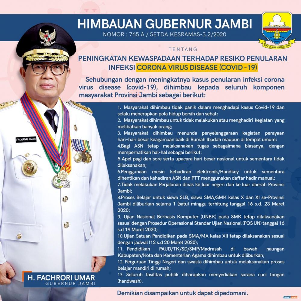 Himbauan Gubernur