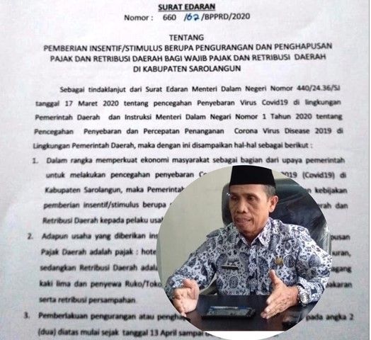 Kepala BPPRD Sarolangun, Drs Ahmad Zaidan