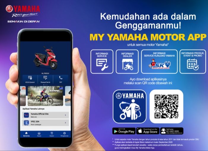 Aplikasi  My Yamaha Motor App