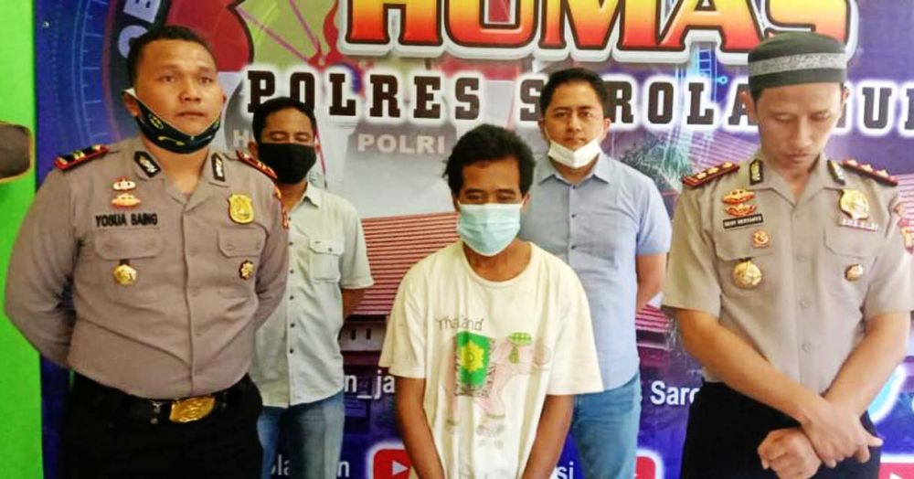 Sang Ayah Bejat Bernama Heri (37) ditangkap Polisi karena mencabuli anak kandung sendiri