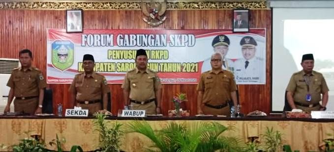Forum OPD Penyusunan RKPD Kabupaten Sarolangun Tahun 2021.