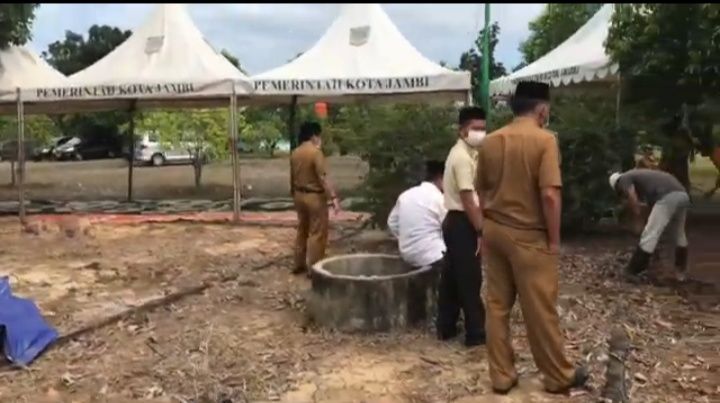 Lokasi Pemakaman Putra Bungsu Walikota Jambi Sy Fasha Muhammad Febiansyah Putra  TPU Pusara Agung