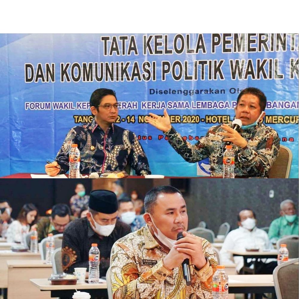 Plt Bupati H Hillalatil Badri Ikuti Workshop Nasional Tata Kelola Pemerintahan dan Komunikasi Politik 