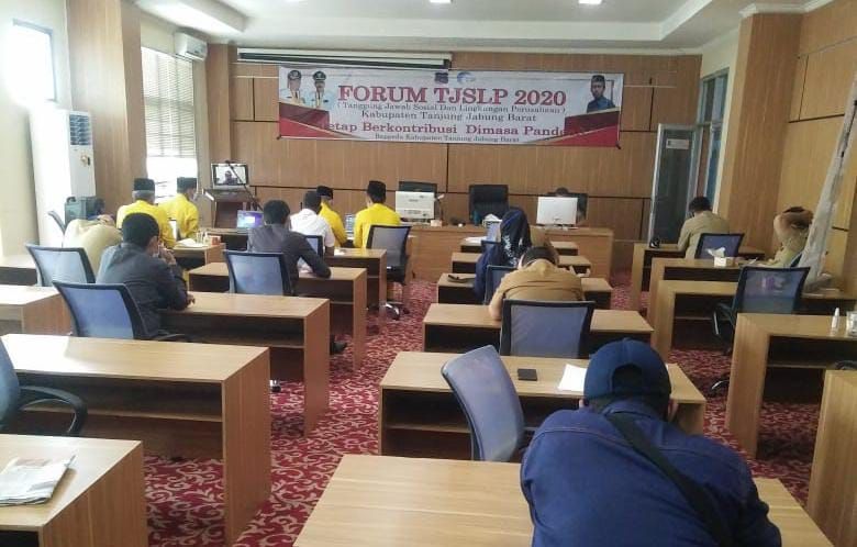 Jalanya rapat forum TJSLP