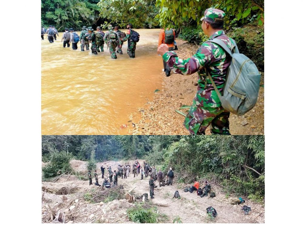 Operasi PETI oleh Timdu melibatkan TNI dan Polri di hutan Limun