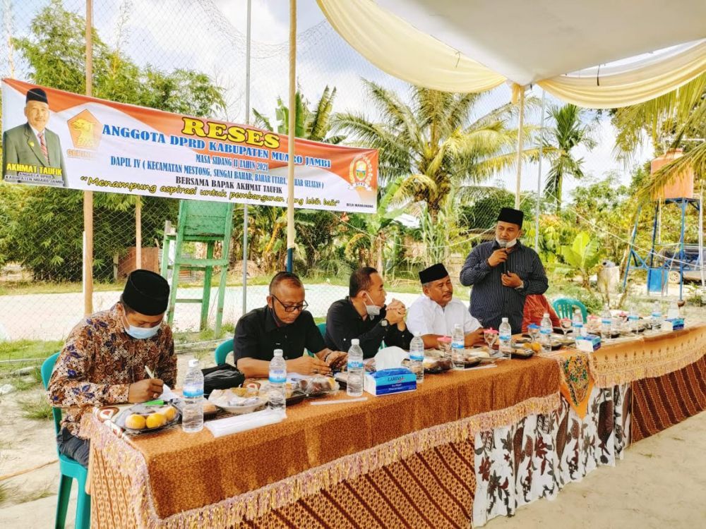 Anggota DPRD Muarojambi Ahmad Taufik reses di Markanding