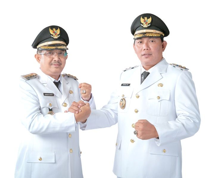Bupati dan Wakil Bupati Kabupaten Tanjab Barat Terpilih periode 2021-2024, Drs H Anwar Sadat M.Ag dan Hairan SH 