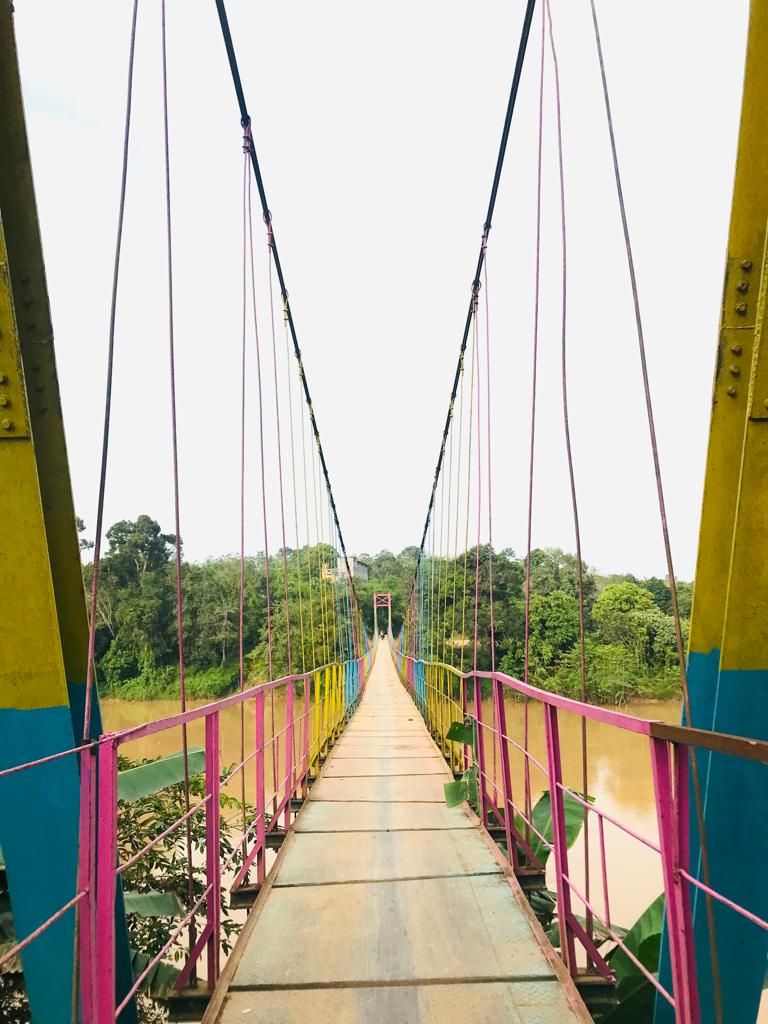 Jembatan Ganung Desa Mata Gual