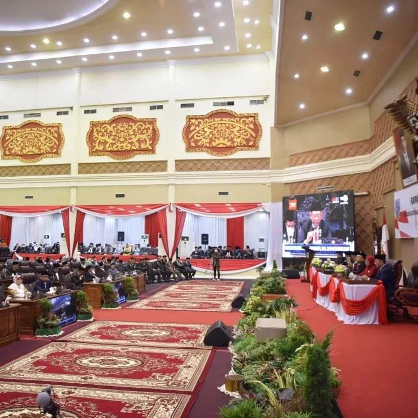  Raripurna dalam rangka sidang tahunan MPR RI dan Pidato Kenegaraan Presiden HUT ke 77 Republik Indonesia.