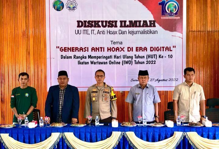 HUT IWO Indonesia ke-10, PD IWO Kabupaten Sarolangun kedepankan edukasi untuk generasi anti hoax di era digital