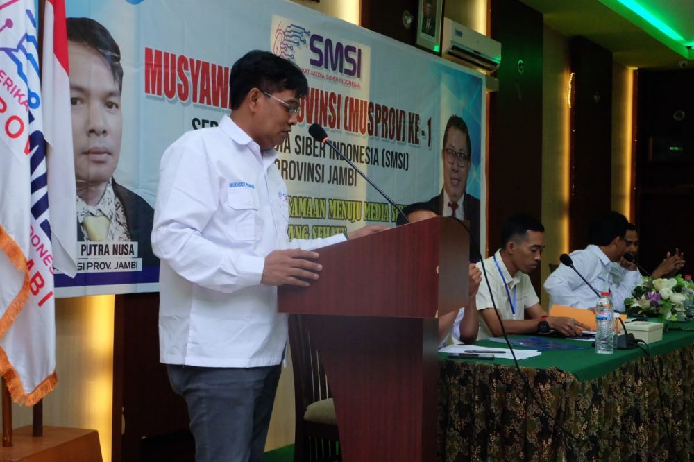 Mukhtadi Putra Nusa Ketua Serikat Media Siber Indonesia (SMSI) Provinsi Jambi