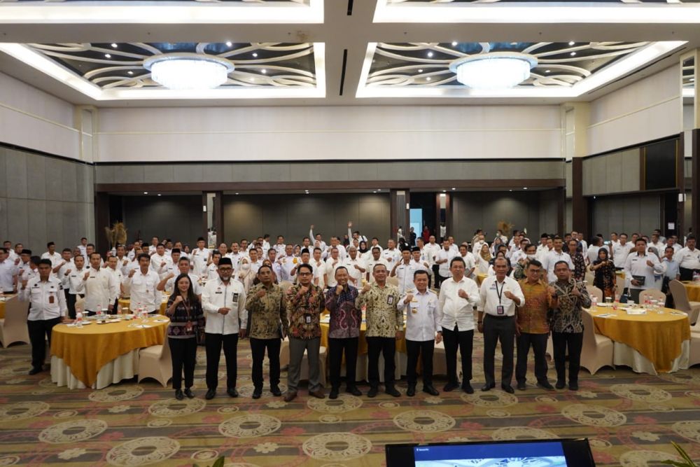 Rapat koordinasi Tematik Sektor Pertanahan di Swiss Bell Hotel Jambi, Rabu (07/06/2023)