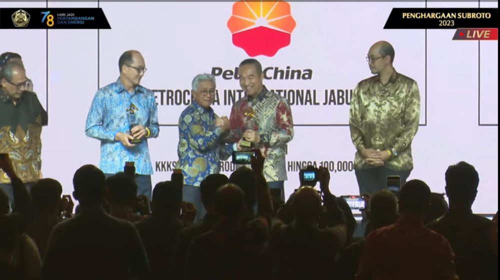 PT PetroChina International Jabung Ltd (PCJL) meraih Penganugerahan Penghargaan Subroto 2023