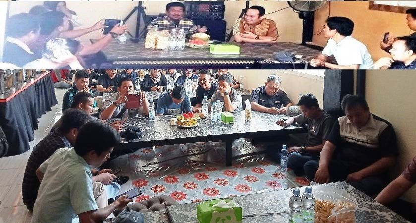 Temua santai Pimpinan DPRD dan Jurnalis