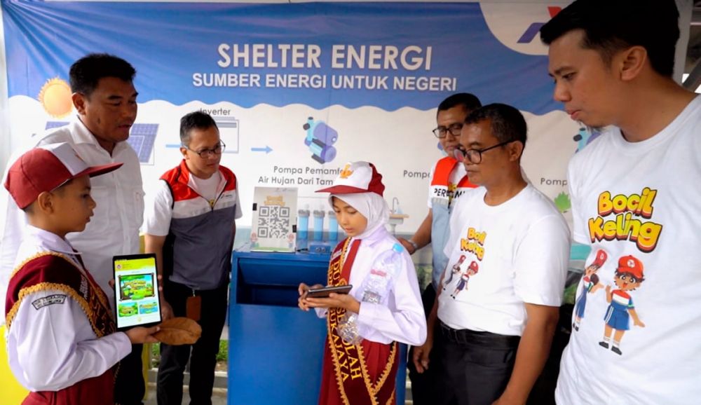 PHE Jambi Merang launching aplikasi Bocil Keling (Bocah Cilik Kelola Lingkungan) yang dilaksanakan di SDN 2 Sukajaya, Desa Mekar Jaya, Kecamatan Bayung Lencir, Kabupaten Musi Banyuasin, Provinsi Sumatera Selatan (18/10).