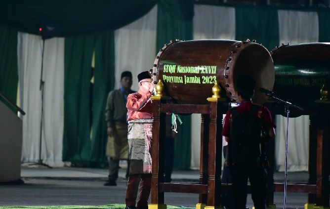 Pagelaran nasional Seleksi Tilawatil Qur'an dan Musabaqah Alhadist (STQH) digelar pada Senin (30/10/2023). Dibuka langsung oleh Wakil Presiden RI KH Ma'ruf Amin.