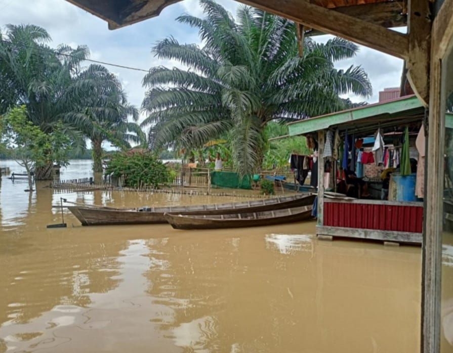 Wilayah Muarojambi yang tergenang air