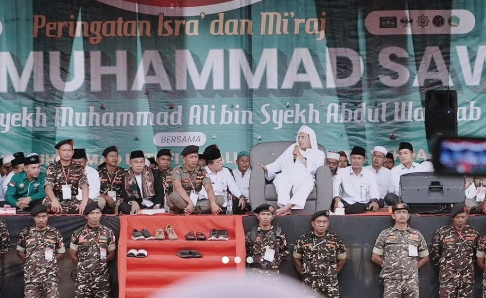 Al Haris Hadiri Peringatan Isra' Mi'raj Bersama Habib Luthfi di Tungkal Ulu