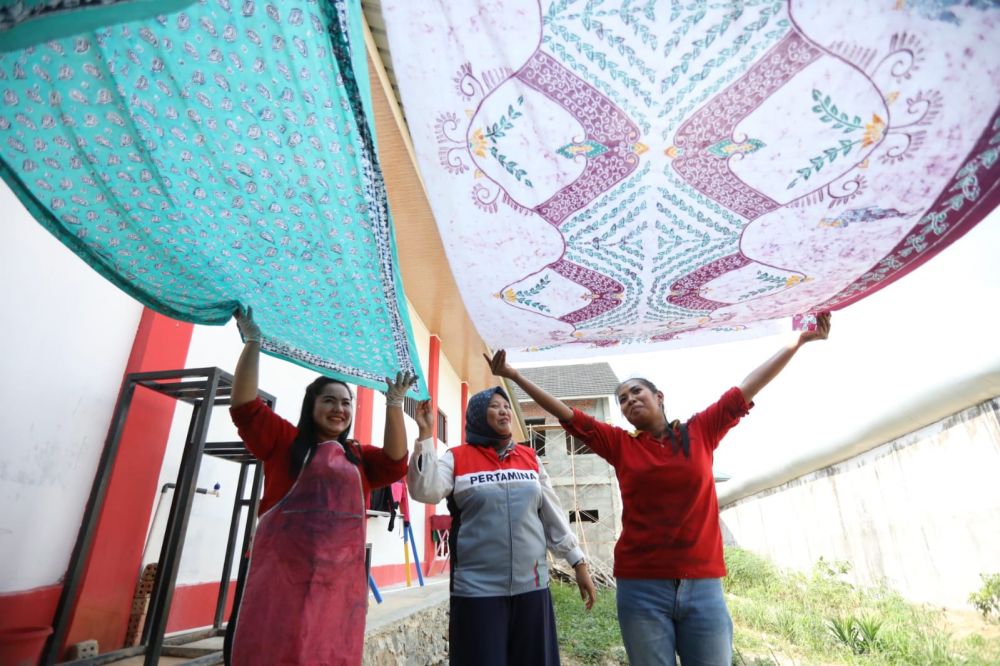 Pertamina EP Jambi Field Dukung Program Pengembangan Batik Lapas Perempuan kelas IIB Jambi