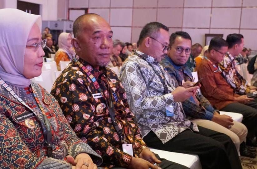 PJ Bupati Merangin Jangcik Mohza, Sa'at  Menghadiri pembukaan SDGs (Sustainable Development Goals) Annual Conference (SAC) 2024, di Ball Room Hotel Fairmount Jakarta, Senin (7/10/2024)