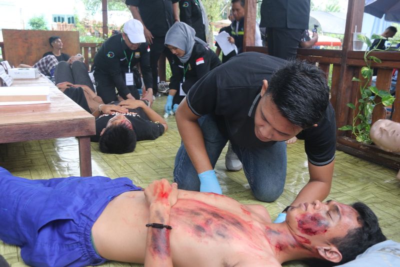 Pemprov Jambi Simulasi Penanggulangan Krisis Kesehatan Akibat Bencana