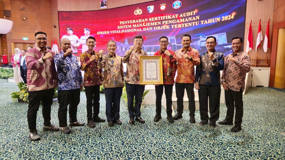 PetroChina Raih Gold Reward Terkait Sistem Manajemen Pengamanan Obvitnas dari Mabes Polri